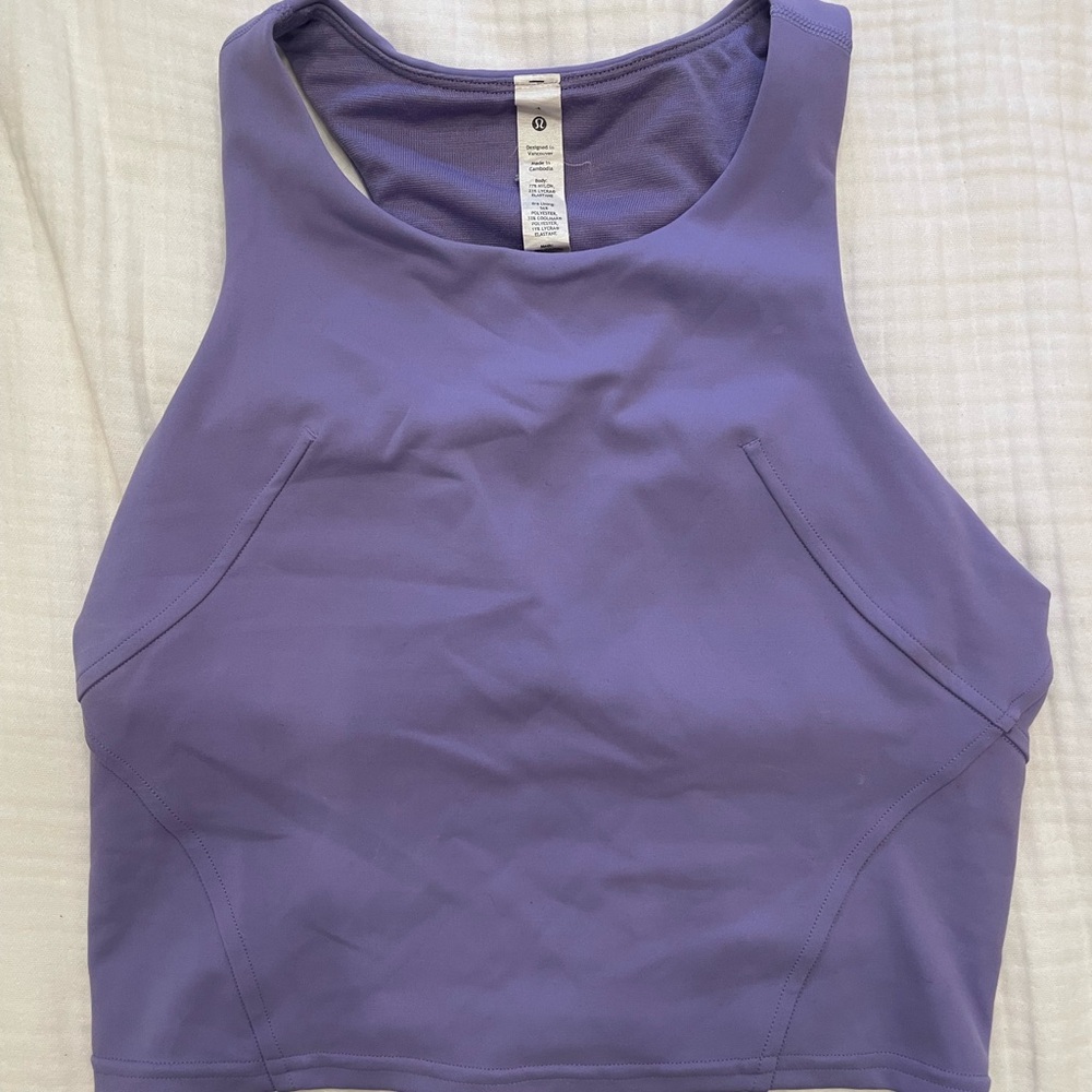 Purple Athletic Tank Top